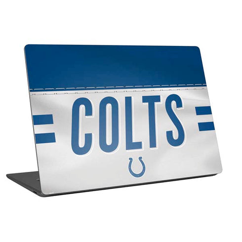NFL Indianapolis Colts White Striped Universal Laptop 14in (11.4 x 8.2in) Skin