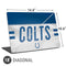 NFL Indianapolis Colts White Striped Universal Laptop 18in (14.6 x 10.6in) Skin