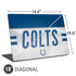 NFL Indianapolis Colts White Striped Universal Laptop 18in (14.6 x 10.6in) Skin