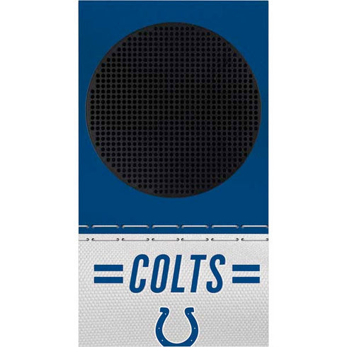 NFL Indianapolis Colts White Striped Xbox Series S Bundle Skin