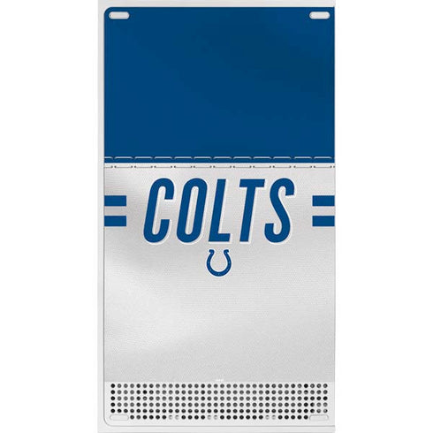 NFL Indianapolis Colts White Striped Xbox Series S Bundle Skin