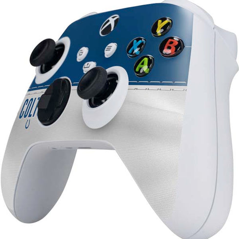 NFL Indianapolis Colts White Striped Xbox Series S Controller Skin