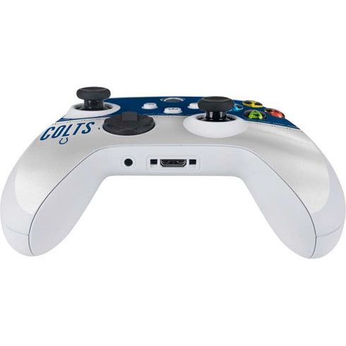 NFL Indianapolis Colts White Striped Xbox Series S Controller Skin