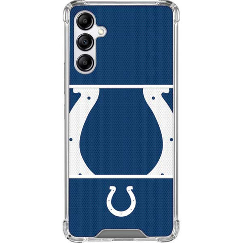 NFL Indianapolis Colts Zone Block Galaxy A14 5G Clear Case
