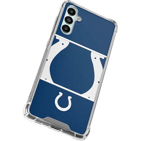 NFL Indianapolis Colts Zone Block Galaxy A15 5G Clear Case