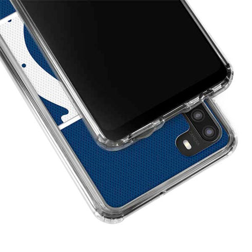 NFL Indianapolis Colts Zone Block Galaxy A21 Clear Case