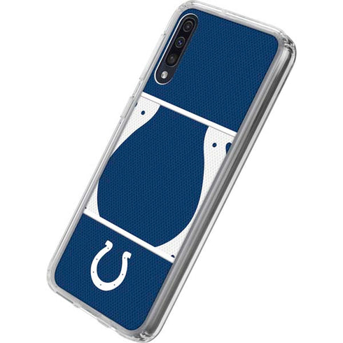 NFL Indianapolis Colts Zone Block Galaxy A50 Clear Case