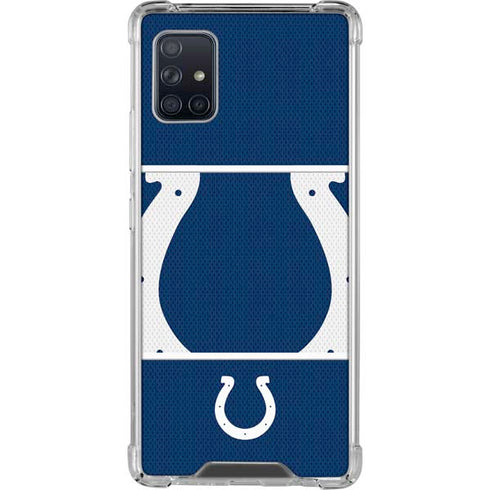 NFL Indianapolis Colts Zone Block Galaxy A51 5G Clear Case