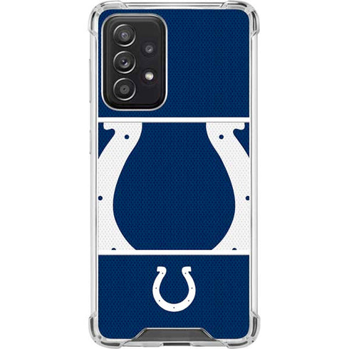 NFL Indianapolis Colts Zone Block Galaxy A52 5G Clear Case