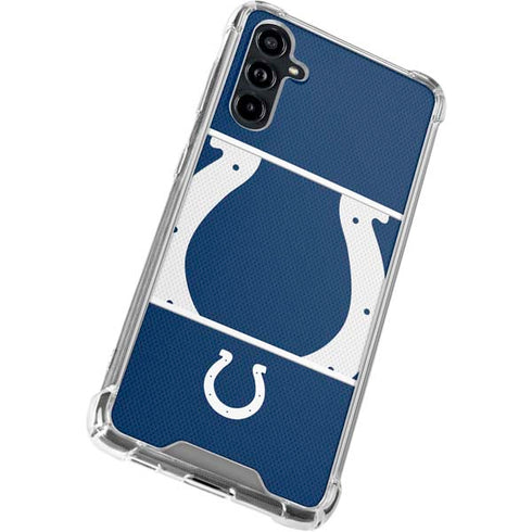 NFL Indianapolis Colts Zone Block Galaxy A54 5G Clear Case