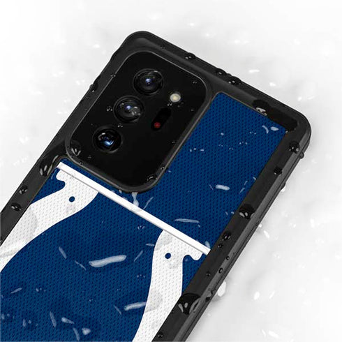 NFL Indianapolis Colts Zone Block Galaxy Note20 Ultra 5G Waterproof Case