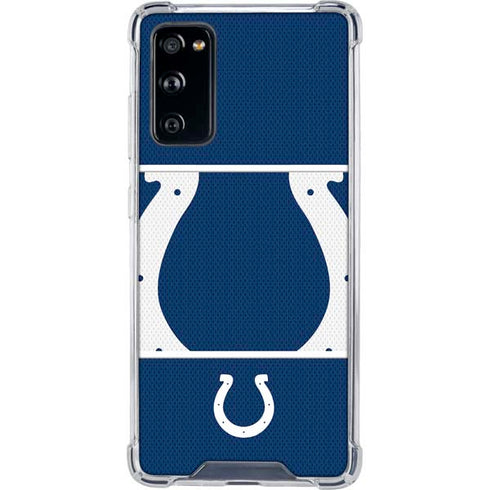 NFL Indianapolis Colts Zone Block Galaxy S20 FE Clear Case
