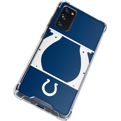 NFL Indianapolis Colts Zone Block Galaxy S20 FE Clear Case