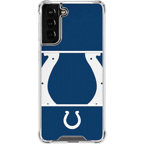 NFL Indianapolis Colts Zone Block Galaxy S21 FE Clear Case