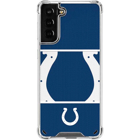 NFL Indianapolis Colts Zone Block Galaxy S21 Plus 5G Clear Case