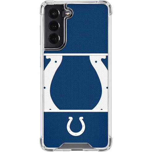 NFL Indianapolis Colts Zone Block Galaxy S22 Clear Case