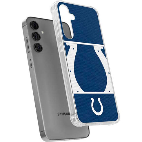 NFL Indianapolis Colts Zone Block Galaxy S24 Plus Clear Case