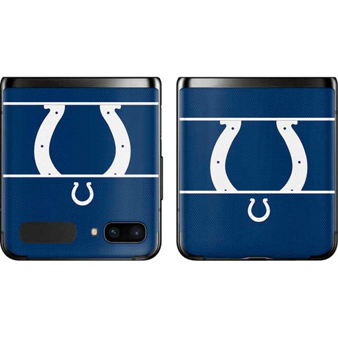 NFL Indianapolis Colts Zone Block Galaxy Z Flip Skin