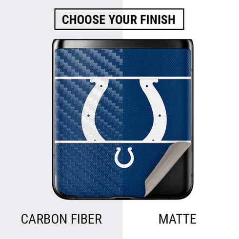 NFL Indianapolis Colts Zone Block Galaxy Z Flip Skin