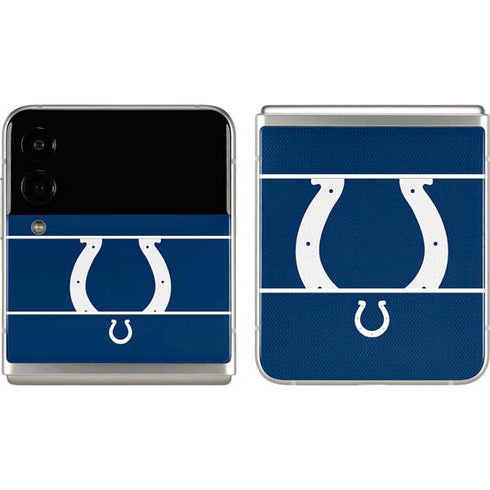 NFL Indianapolis Colts Zone Block Galaxy Z Flip3 5G Skin