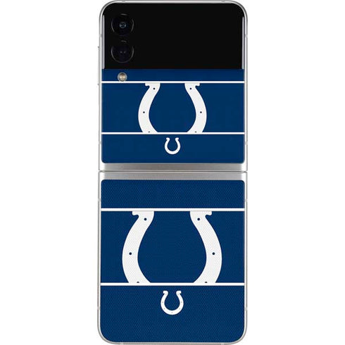 NFL Indianapolis Colts Zone Block Galaxy Z Flip3 5G Skin