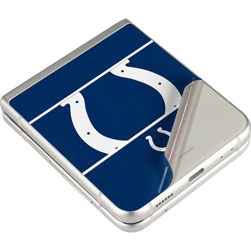 NFL Indianapolis Colts Zone Block Galaxy Z Flip3 5G Skin