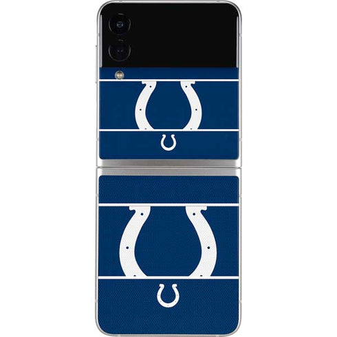 NFL Indianapolis Colts Zone Block Galaxy Z Flip4 5G Skin