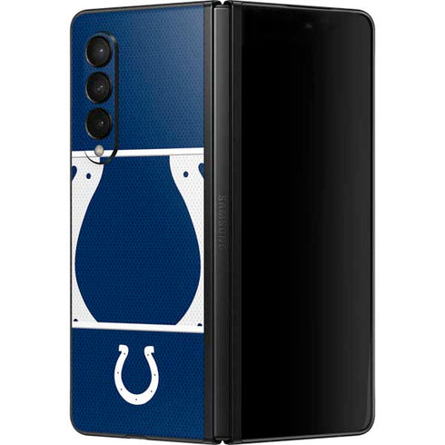 NFL Indianapolis Colts Zone Block Galaxy Z Fold3 5G Skin