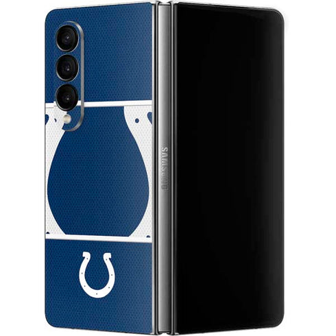NFL Indianapolis Colts Zone Block Galaxy Z Fold4 5G Skin