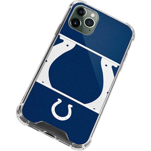 NFL Indianapolis Colts Zone Block iPhone 11 Pro Max Clear Case