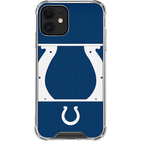 NFL Indianapolis Colts Zone Block iPhone 12 Clear Case