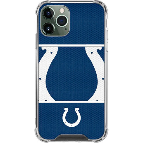 NFL Indianapolis Colts Zone Block iPhone 12 Pro Max Clear Case