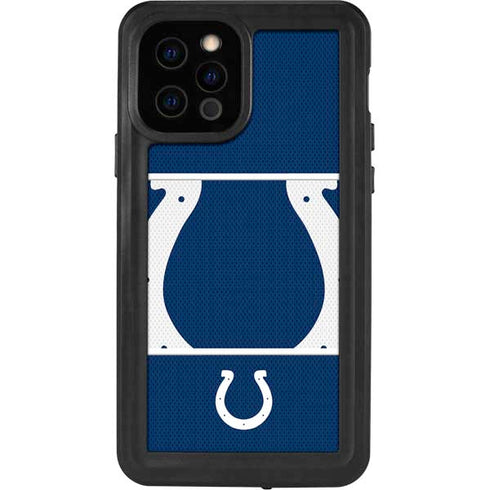 NFL Indianapolis Colts Zone Block iPhone 12 Pro Waterproof Case