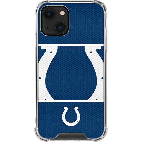 NFL Indianapolis Colts Zone Block iPhone 13 Mini Clear Case