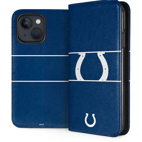 NFL Indianapolis Colts Zone Block iPhone 14 Plus Folio Case