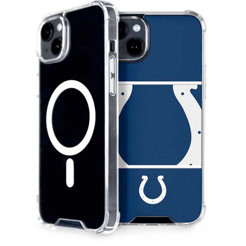 NFL Indianapolis Colts Zone Block iPhone 15 Plus MagSafe Case
