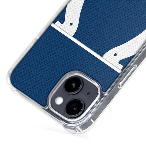 NFL Indianapolis Colts Zone Block iPhone 14 Plus MagSafe Case