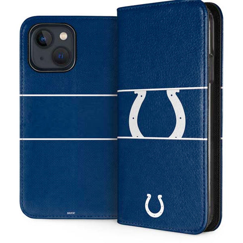 NFL Indianapolis Colts Zone Block iPhone 15 Plus Folio Case
