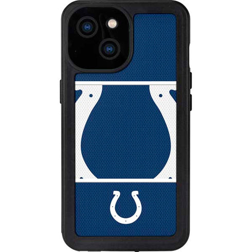 NFL Indianapolis Colts Zone Block iPhone 15 Waterproof Case