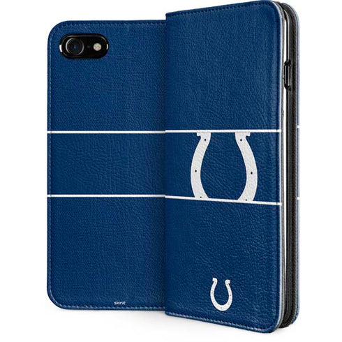 NFL Indianapolis Colts Zone Block iPhone SE (2nd & 3rd Gen) Folio Case