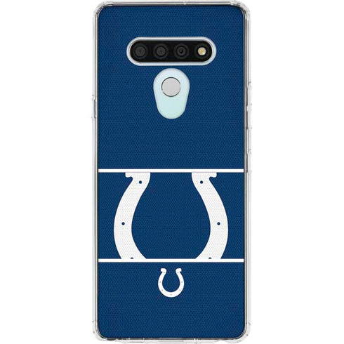 NFL Indianapolis Colts Zone Block LG Stylo 6 Clear Case