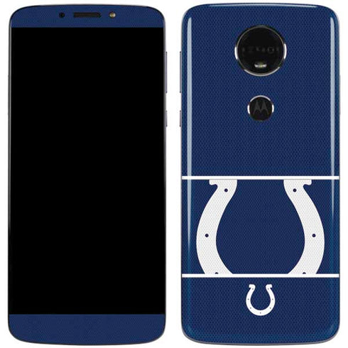 NFL Indianapolis Colts Zone Block Moto E5 Plus Skin