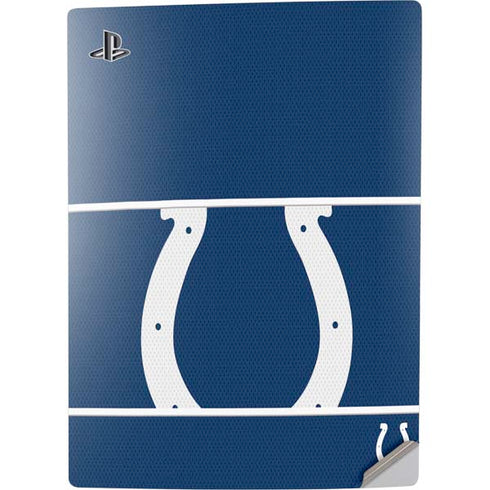 NFL Indianapolis Colts Zone Block PS5 Digital Edition Console Skin