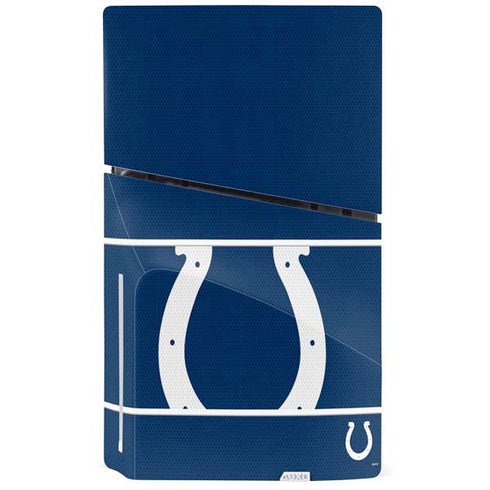 NFL Indianapolis Colts Zone Block PS5 Slim Disk Console Skin