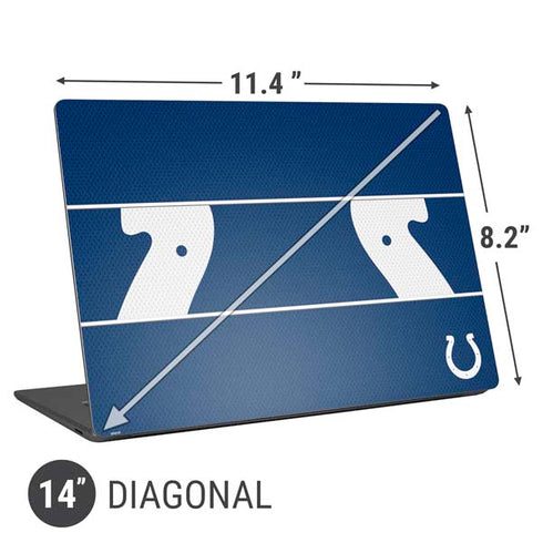 NFL Indianapolis Colts Zone Block Universal Laptop 14in (11.4 x 8.2in) Skin