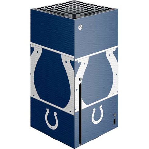 NFL Indianapolis Colts Zone Block Xbox Series X Console Skin
