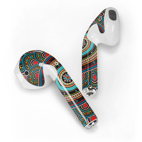 Infinite Circle Colored Apple AirPods 2 Skin