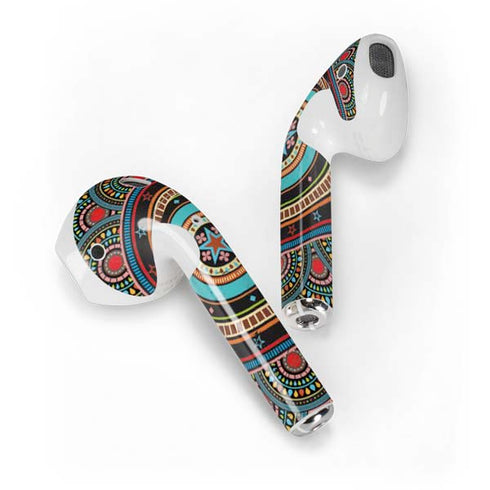 Infinite Circle Colored Apple AirPods Skin