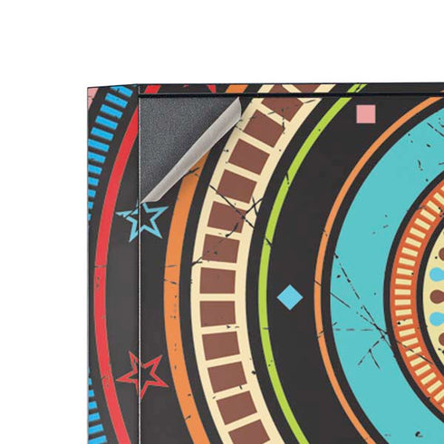 Infinite Circle Colored Corsair 4000D Tempered Glass Mid-Tower ATX Case Skin