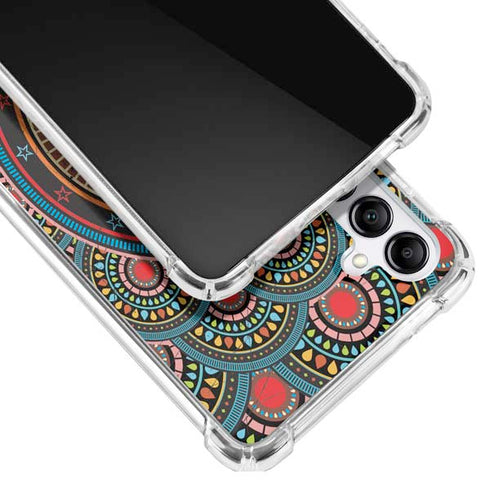 Infinite Circle Colored Galaxy A14 5G Clear Case